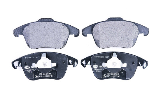 Kit de plaquettes de frein, frein à disque 8DB 355 015-561 Hella