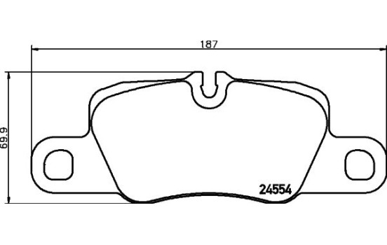 Kit de plaquettes de frein, frein à disque 8DB 355 015-651 Hella, Image 4