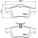 Kit de plaquettes de frein, frein à disque 8DB 355 015-761 Hella