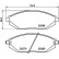 Kit de plaquettes de frein, frein à disque 8DB 355 015-771 Hella, Vignette 4
