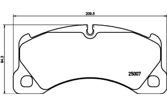 Kit de plaquettes de frein, frein à disque 8DB 355 015-801 Hella, Image 4