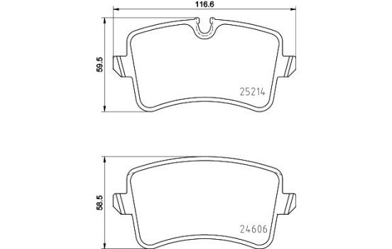 Kit de plaquettes de frein, frein à disque 8DB 355 016-011 Hella, Image 4