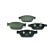 Kit de plaquettes de frein, frein à disque 8DB 355 016-021 Hella