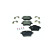 Kit de plaquettes de frein, frein à disque 8DB 355 016-041 Hella