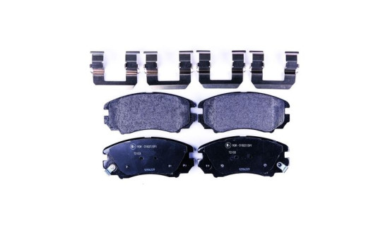 Kit de plaquettes de frein, frein à disque 8DB 355 016-101 Hella
