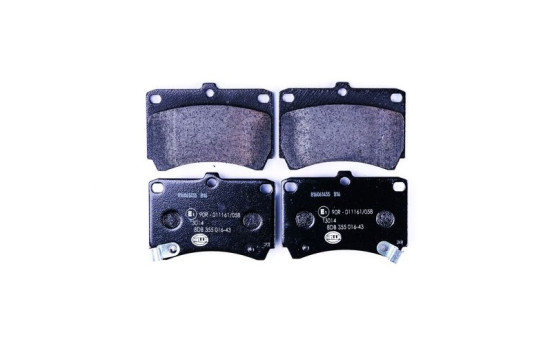Kit de plaquettes de frein, frein à disque 8DB 355 016-431 Hella