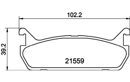 Kit de plaquettes de frein, frein à disque 8DB 355 016-601 Hella, Image 7