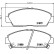 Kit de plaquettes de frein, frein à disque 8DB 355 016-631 Hella, Vignette 4