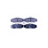 Kit de plaquettes de frein, frein à disque 8DB 355 016-651 Hella