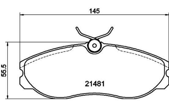 Kit de plaquettes de frein, frein à disque 8DB 355 016-651 Hella, Image 4