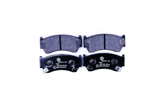Kit de plaquettes de frein, frein à disque 8DB 355 016-661 Hella
