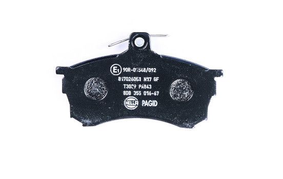 Kit de plaquettes de frein, frein à disque 8DB 355 016-671 Hella, Image 3
