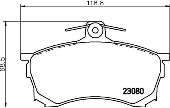 Kit de plaquettes de frein, frein à disque 8DB 355 016-671 Hella, Image 7