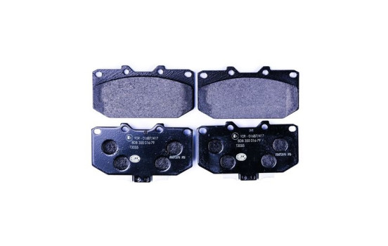 Kit de plaquettes de frein, frein à disque 8DB 355 016-791 Hella