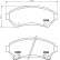 Kit de plaquettes de frein, frein à disque 8DB 355 016-951 Hella, Vignette 4