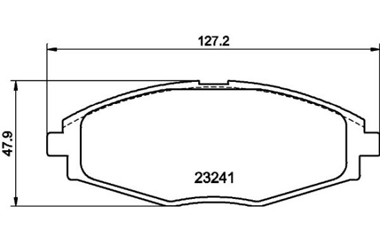 Kit de plaquettes de frein, frein à disque 8DB 355 017-021 Hella, Image 4