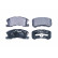 Kit de plaquettes de frein, frein à disque 8DB 355 017-111 Hella