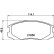 Kit de plaquettes de frein, frein à disque 8DB 355 017-161 Hella, Vignette 4