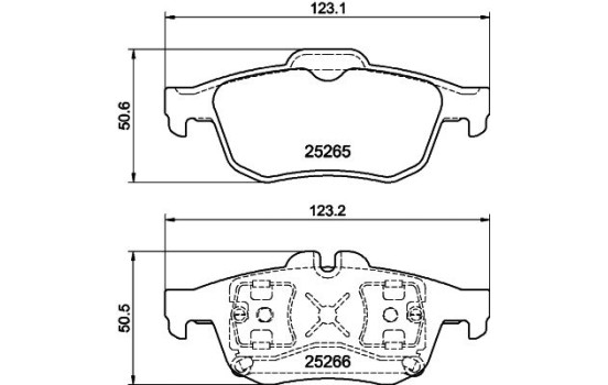 Kit de plaquettes de frein, frein à disque 8DB 355 017-341 Hella, Image 4