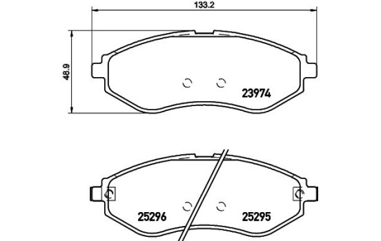 Kit de plaquettes de frein, frein à disque 8DB 355 017-351 Hella, Image 4