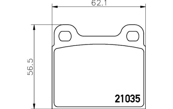 Kit de plaquettes de frein, frein à disque 8DB 355 017-441 Hella, Image 4