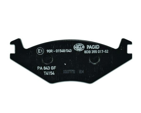 Kit de plaquettes de frein, frein à disque 8DB 355 017-521 Hella Pagid GmbH, Image 3