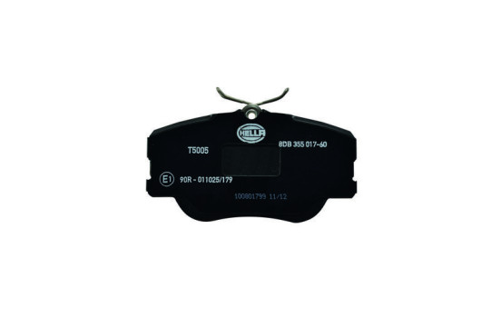Kit de plaquettes de frein, frein à disque 8DB 355 017-601 Hella, Image 2