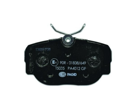 Kit de plaquettes de frein, frein à disque 8DB 355 017-811 Hella Pagid GmbH, Image 3