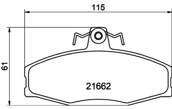 Kit de plaquettes de frein, frein à disque 8DB 355 017-931 Hella, Image 7