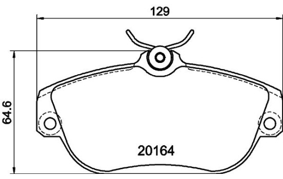 Kit de plaquettes de frein, frein à disque 8DB 355 018-001 Hella, Image 4