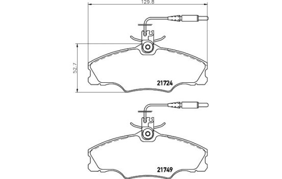 Kit de plaquettes de frein, frein à disque 8DB 355 018-201 Hella, Image 7