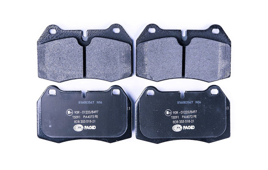 Kit de plaquettes de frein, frein à disque 8DB 355 018-211 Hella