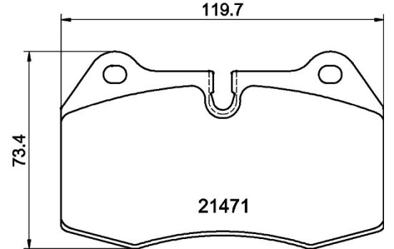 Kit de plaquettes de frein, frein à disque 8DB 355 018-211 Hella, Image 7
