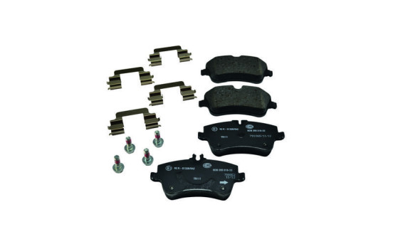 Kit de plaquettes de frein, frein à disque 8DB 355 018-331 Hella