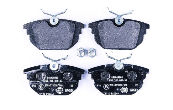 Kit de plaquettes de frein, frein à disque 8DB 355 018-371 Hella