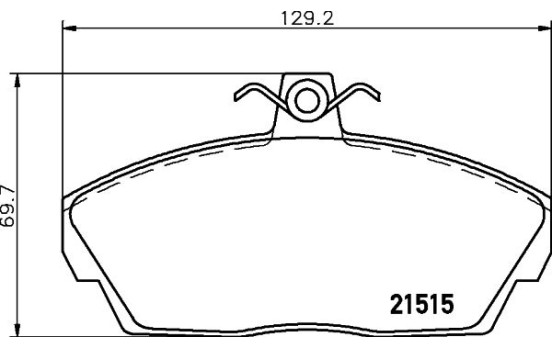 Kit de plaquettes de frein, frein à disque 8DB 355 018-431 Hella, Image 7