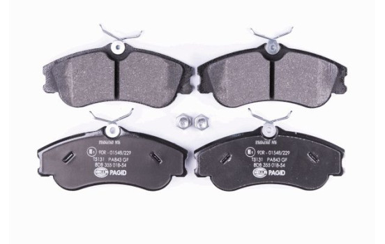 Kit de plaquettes de frein, frein à disque 8DB 355 018-541 Hella