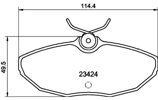 Kit de plaquettes de frein, frein à disque 8DB 355 018-561 Hella, Image 4