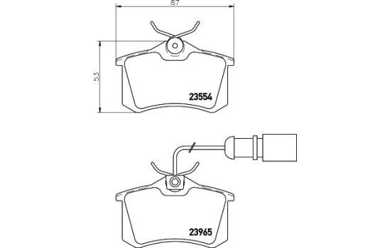 Kit de plaquettes de frein, frein à disque 8DB 355 018-601 Hella, Image 7