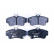 Kit de plaquettes de frein, frein à disque 8DB 355 018-651 Hella