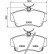 Kit de plaquettes de frein, frein à disque 8DB 355 018-651 Hella, Vignette 7