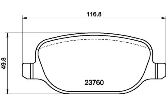 Kit de plaquettes de frein, frein à disque 8DB 355 018-771 Hella, Image 7
