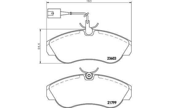 Kit de plaquettes de frein, frein à disque 8DB 355 018-791 Hella, Image 4