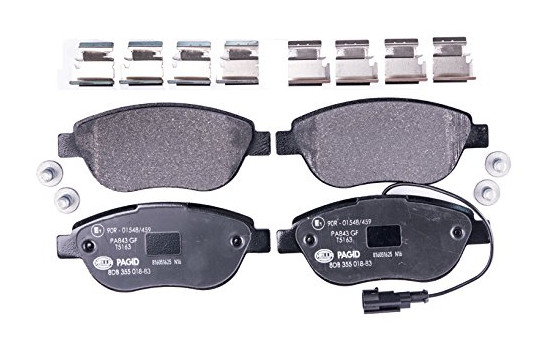 Kit de plaquettes de frein, frein à disque 8DB 355 018-831 Hella