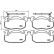 Kit de plaquettes de frein, frein à disque 8DB 355 018-961 Hella, Vignette 7