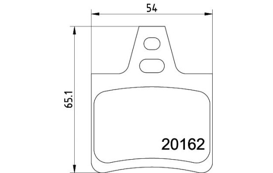 Kit de plaquettes de frein, frein à disque 8DB 355 019-011 Hella, Image 5