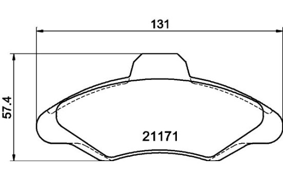 Kit de plaquettes de frein, frein à disque 8DB 355 019-041 Hella, Image 7