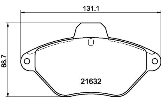 Kit de plaquettes de frein, frein à disque 8DB 355 019-211 Hella, Image 4