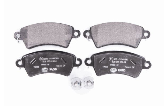 Kit de plaquettes de frein, frein à disque 8DB 355 019-341 Hella