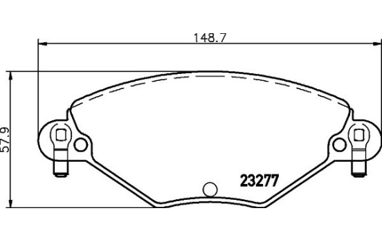 Kit de plaquettes de frein, frein à disque 8DB 355 019-411 Hella, Image 7